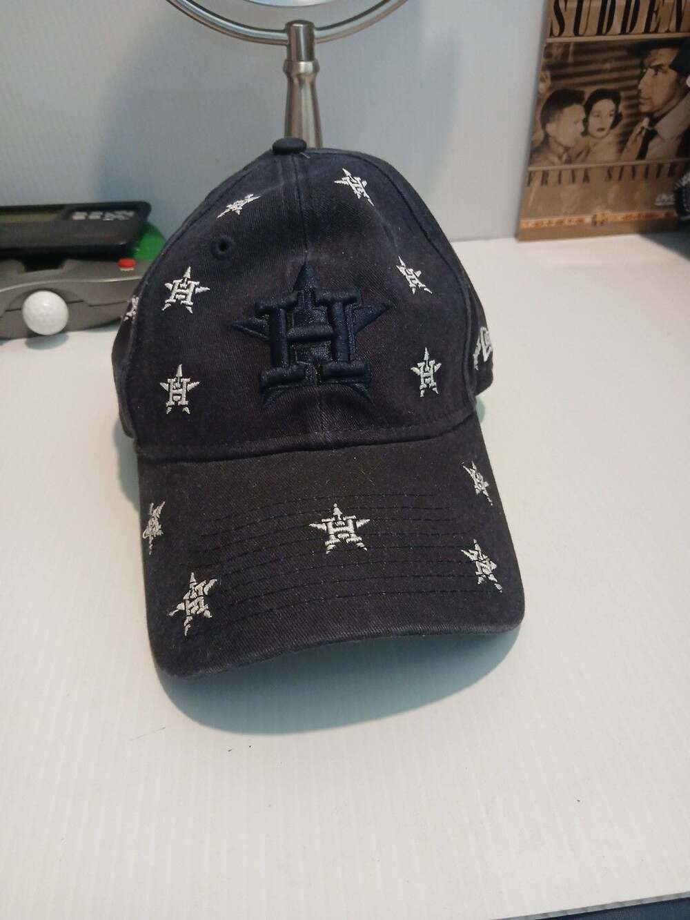 New Era Houston Astros 9TWENTY Adjustable Hat Black